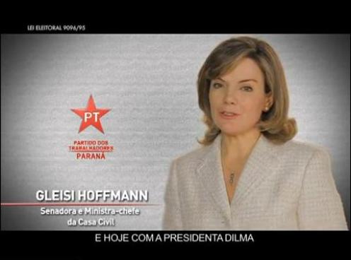 TRE amplia punição e PT e Gleisi perdem mais 30 minutos na TV gleisi tempo tv campanha parana