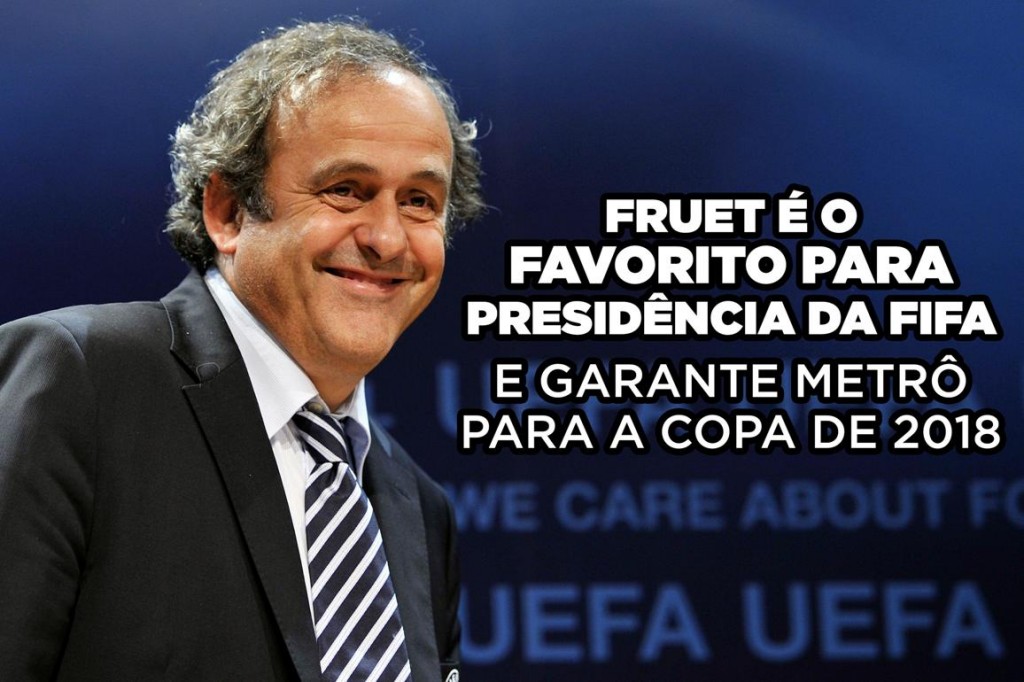 Fruet, Fifa, Copa e metrô