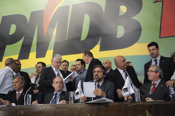 Convenção nacional do PMDB, realizada no Auditório Petrônio Portela