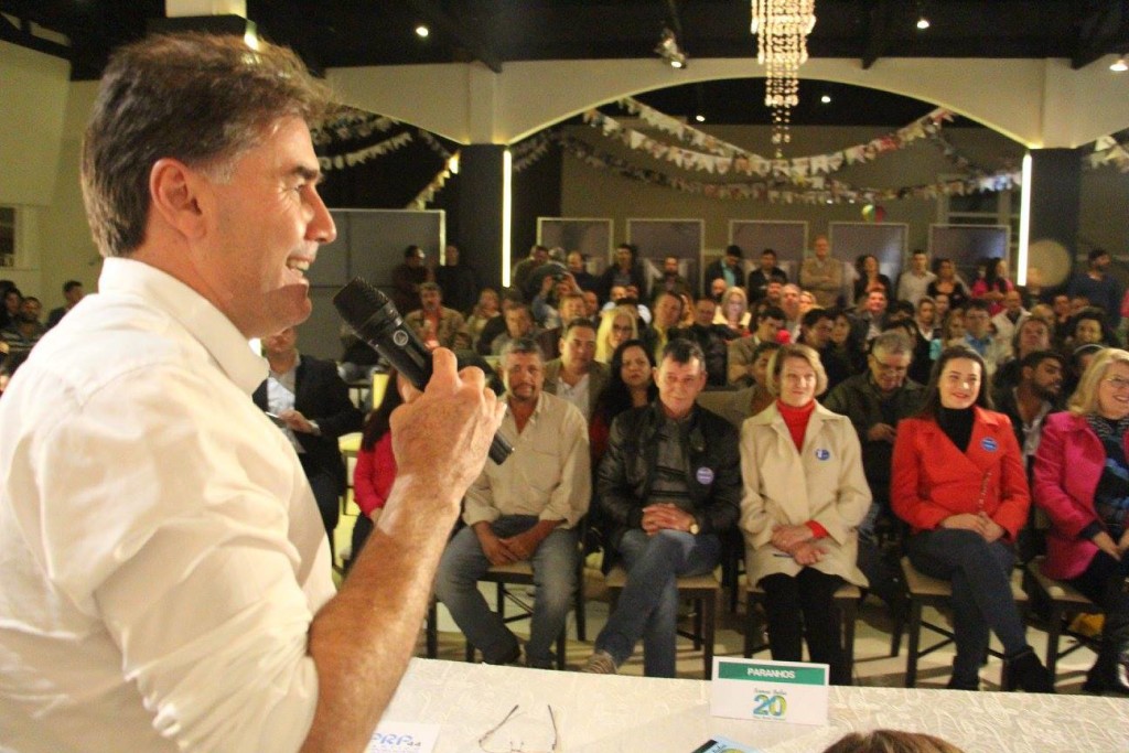 Em Cascavel, mais cinco partidos confirmam apoio a Paranhos