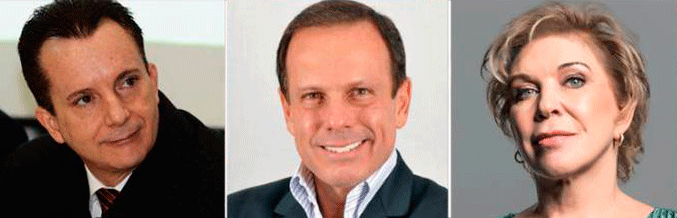 Em SP, Dória passa Marta e encosta em Russomano, aponta Paraná Pesquisas