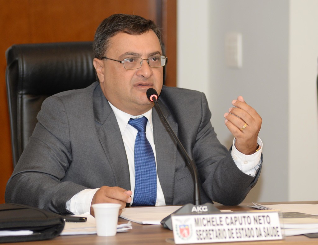 Michele Caputo Neto, secretário estadual da Saúde do Estado do Paraná. Curitiba,29/02/2016
