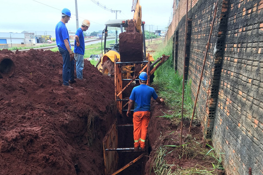 Cascavel terá mais 32 quilômetros de redes de esgoto