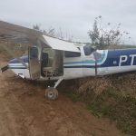 Avião carregado com cocaína faz pouso forçado na Região Metropolitana de Curitiba