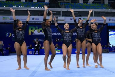 Brasil vence os EUA pela 1ª vez na ginástica artística e é ouro no Pan