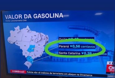 Paraná tem a maior queda no preço médio da gasolina do País, aponta ANP