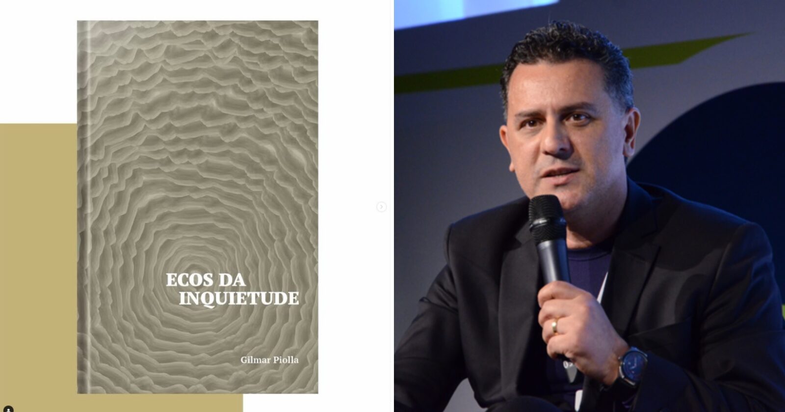 Com o livro Ecos da Inquietude, Gilmar Piolla apresenta ao público uma nova camada de sua trajetória