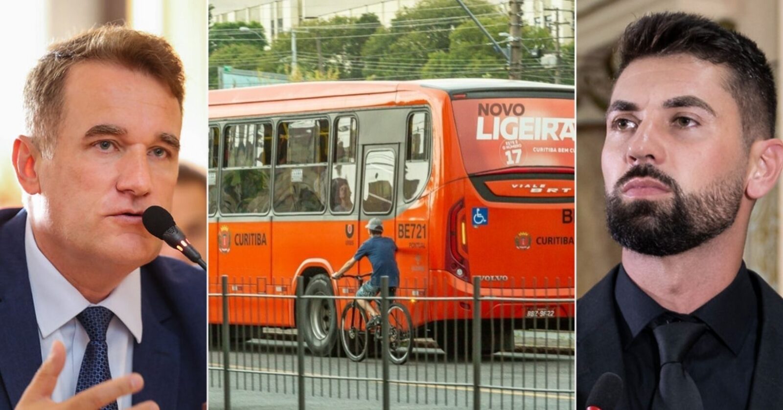 vereadores Tico Kuzma (PSD) e Da Costa (União), com projeto contra raberia